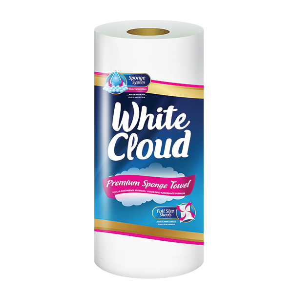 White Cloud Single Paper Towel